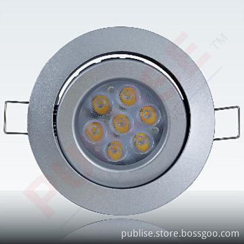 8W LED Patent LED Under Cabinet Lighting 7CREE-XTE Silver Dimmable